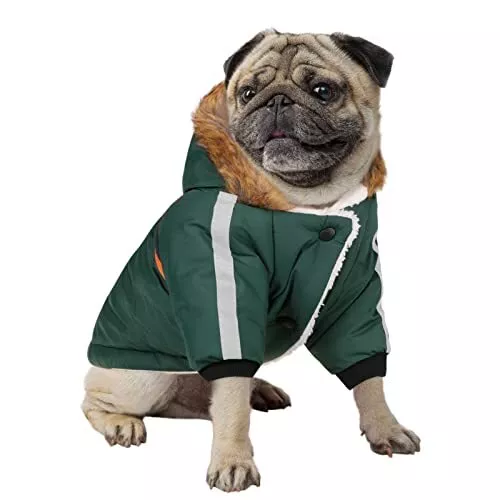 Warm Dog Winter Coat, Cold Weather Waterproof Dog Snow Jacket, Hunde-Winterma...