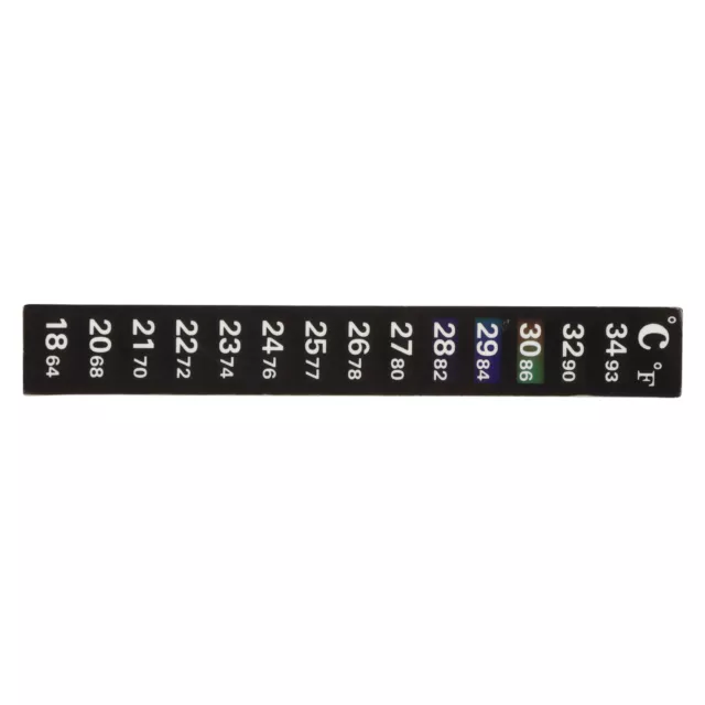 Thermometer Strip Aquarium Thermometer Sticker Accurate Small Space Saving