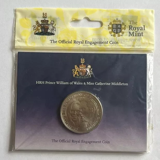 Engagement HRH Prince William And Catherine Middleton - UK 2010 £5 - Sealed BUNC