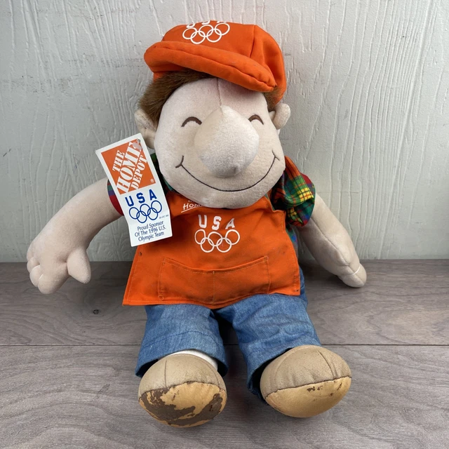 VINTAGE HOME DEPOT Homer D Poe 15” Plush Doll $40.00 - PicClick CA