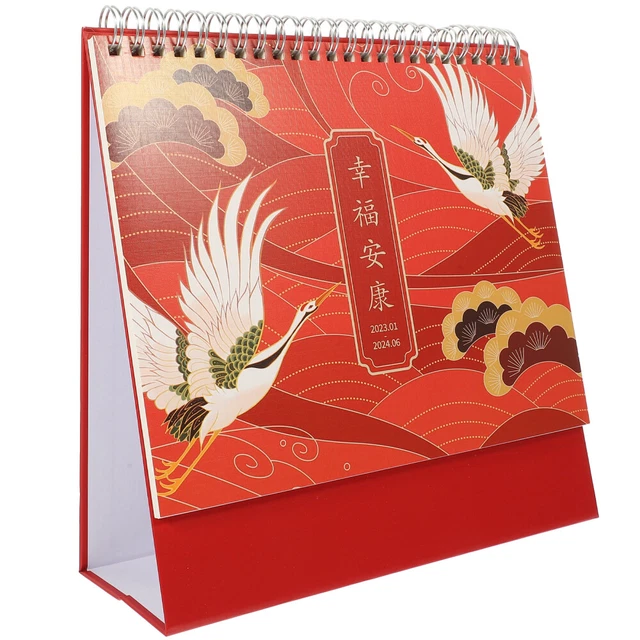 PAPER 2023 SPIRAL Calendar Office Desktop Calendar 2023 Free Standing