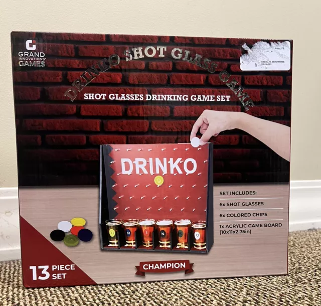 DRINKO Drinking Game - Fairly Odd Novelties - Fun Social Shot Glass Party...