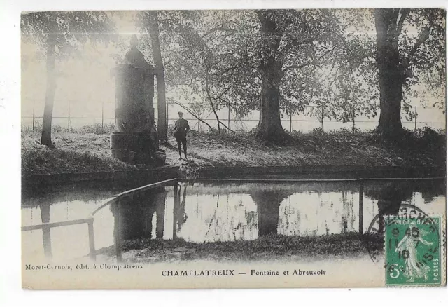 95  Champlatreux  Fontaine Et Abreuvoir