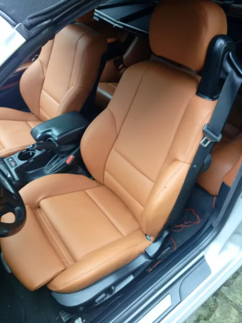 BMW E46 CABRIO Sitzbezüge vorne mit Sitzheizung + hinten (BMW Nappa Zimt -  N5ZM) EUR 1.108,35 - PicClick DE