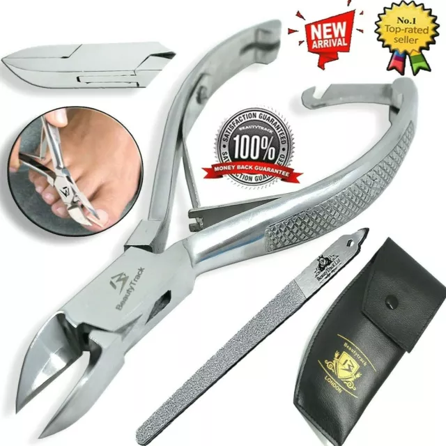 Toe Nail Clippers Cutters Nippers Chiropody German HeavyDuty Thick Deb Nail File