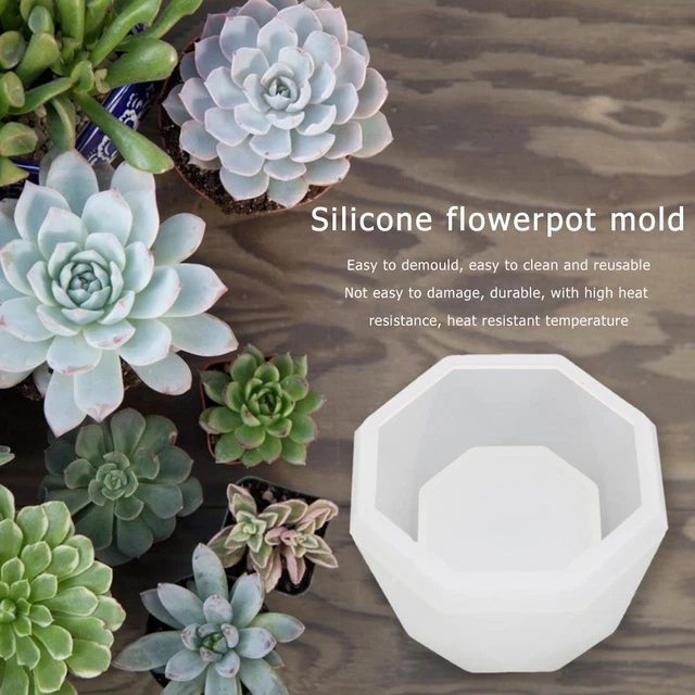 Moldes de maceta de planta forma artesanías alta resistencia al calor hágalo usted mismo maceta molde de arcilla
