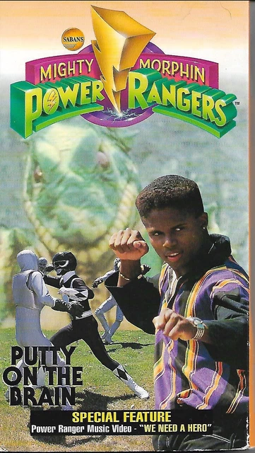 MIGHTY MORPHIN POWER Rangers - Putty On The Brain [VHS, 1994] Saban ...