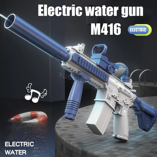 Elektrische Wasser Pistole M416 Kinder Spaß Wasserpistole