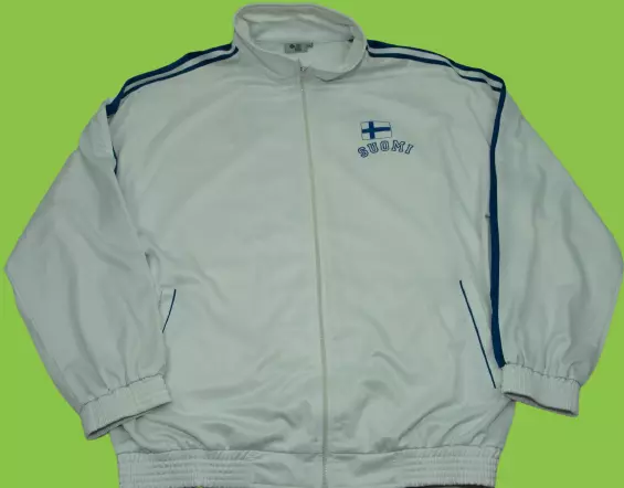 ** Chaqueta De Pista Nacional Finlandia Suomi Para Hombre Bcf Wear Talla...