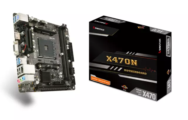 Biostar X470N mini-ITX Mainboard, Motherboard