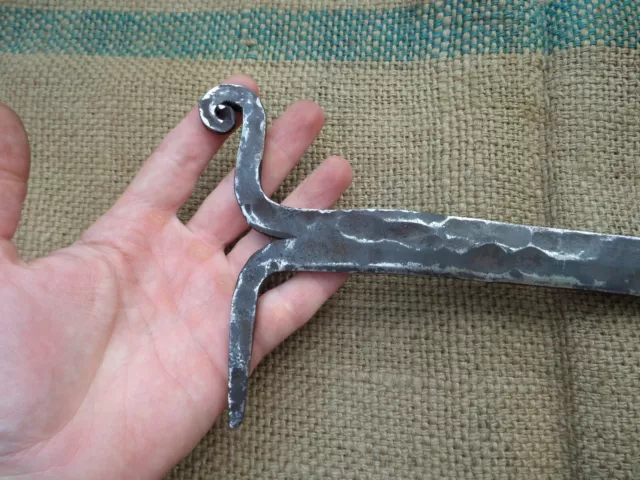 Antique Wrought Iron Boot Scraper Blacksmith Hand Forged