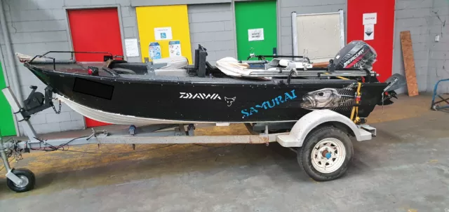 Stacer 3.8mt open Boat Mercury 13hp