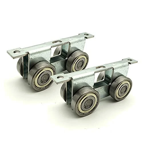 4 Wheel Light Duty Trolley Assembly Roller Trolley Easy Bolt Installation 2pcs F