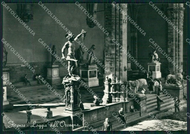 Firenze Città Loggia dell'Orcagna Foto FG cartolina KV7954