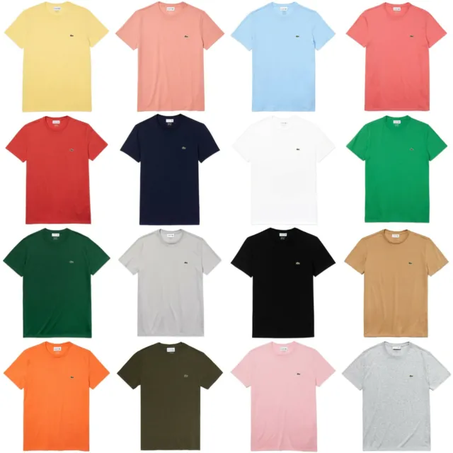 Lacoste T-Shirt - TH6709 Cotone Pima Tee - Vari Colori - Nuovo con Etichetta