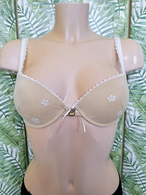 Soutien-gorge Lise Charmel 85B - Beige, Microfibre, Coque, Neuf Avec étiquettes