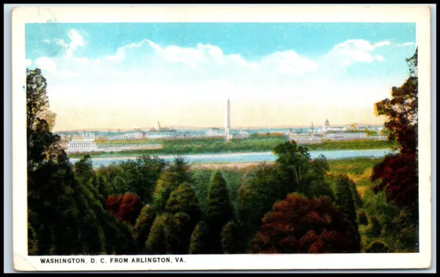 Postcard Washington, D. C. From Arlington, Va.   V71