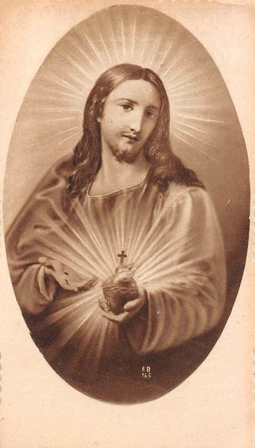 OLD nice  rare Holy cards from 1950"H7866" Holy jesus