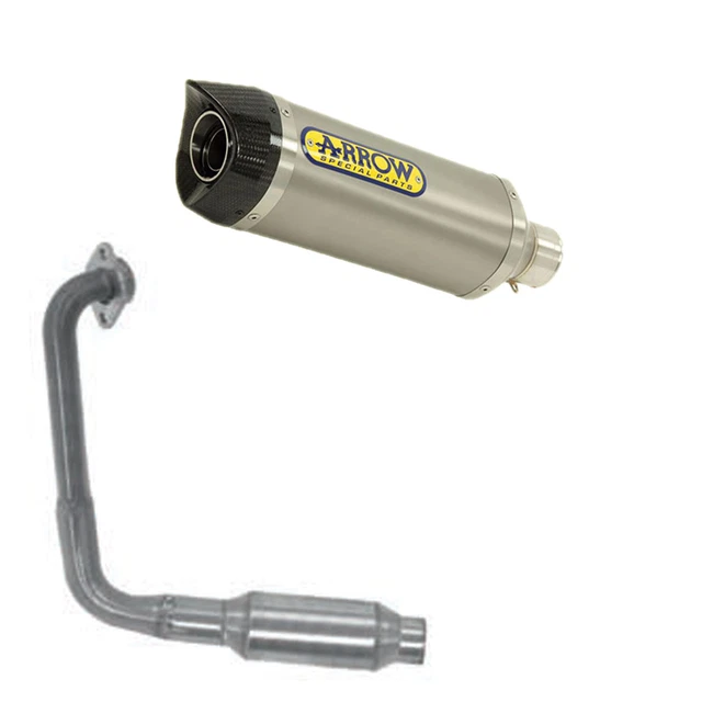 SCARICO COMPLETO ARROW Per Yamaha Yzf-R 125 2019 > 2020 Thunder Titanio ...