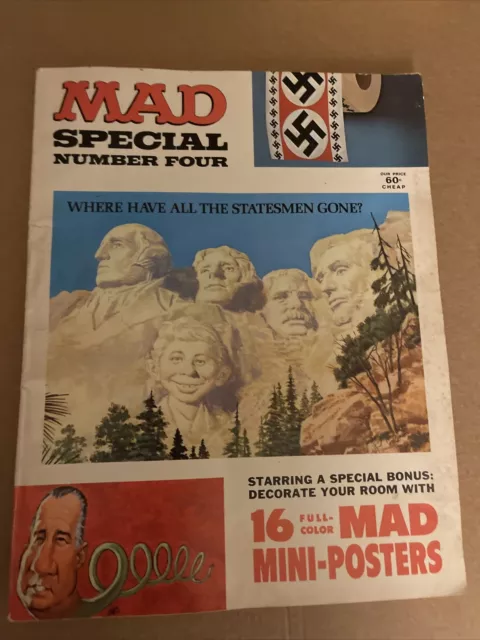 MAD MAGAZINE Special #4   1971   Mini Posters Complete Very Good Ship Included