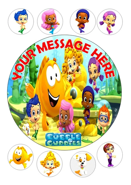 Topper Per Torta Personalizzabile Con Angelo E Stitch - Cerchio Rotondo, Decorazione Commestibile