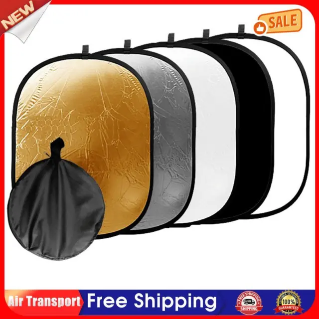 90*120CM 5 in 1 Photo Studio Collapsible Light Reflector + Case AU