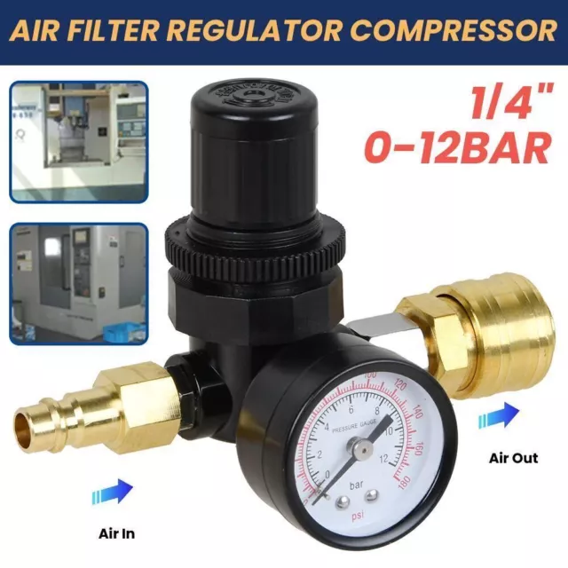 1/4 régulateur de pression air comprimé régulation de pression compresseur...
