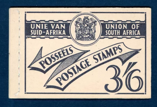 SOUTH AFRICA 3'6P 1940's BOOKLET COMPLETE 6 PANES MNH VF