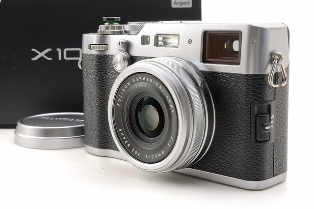 Near Mint in Box Fujifilm X100F 24.3MP Digital Camera Silver 14500 shots