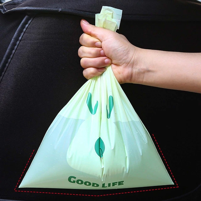 10 pz bidoni della spazzatura auto facile installazione mantenere pulito grande cuscinetto di carico spazzatura