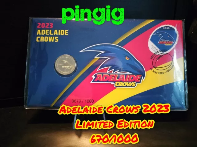 2023 💥🏉$1 Australia Pnc Afl Adelaide Crows  670/1000 Limited Edition 💥