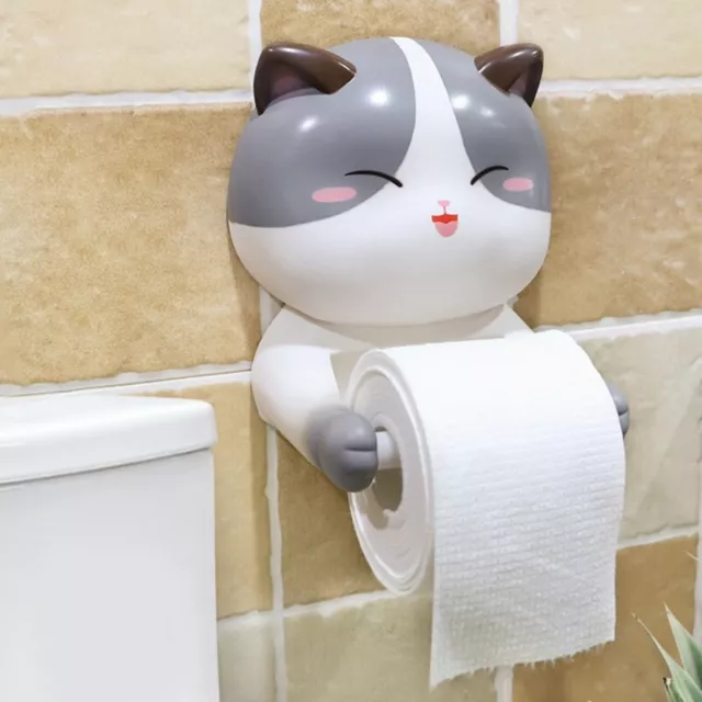 Cute for Cat Toilet Paper Holder Roll Paper Towel Tube Papers Storage Dispensers 2