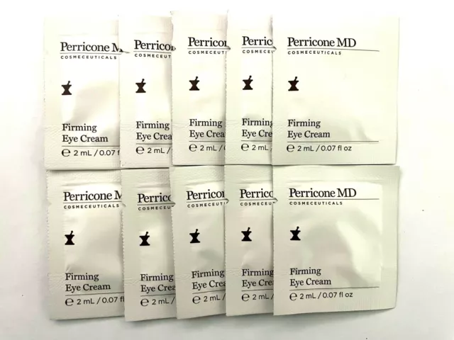 10 X Perricone Md Firming Eye Cream 2Ml Total ( 20Ml ) Free Uk Delivery New