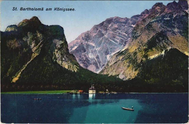 CPA AK St. Bartholoma am Konigssee - View - View GERMANY (1064779)