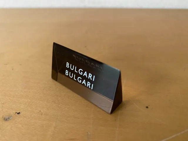 New - Display Plaque BULGARI Display Plate - BULGARI - New