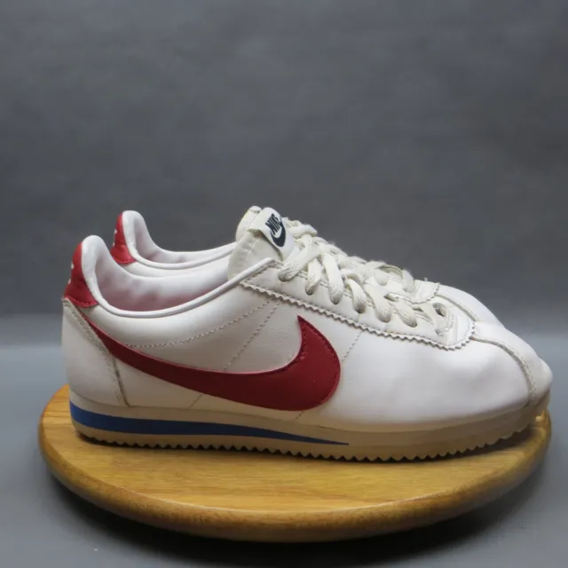 Nike Cortez Forest Gump Womens Shoes 8.5 White Leather Athletic Sneakers