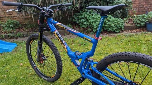 Cadre VTT Cannondale Jekyll 1000 – Fourche Lefty Titane – 2003 – Couleurs Volvo Cannondale
