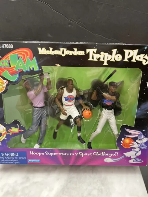 1996 Michael Jordan Space Jam Movie Triple Play sealed  new