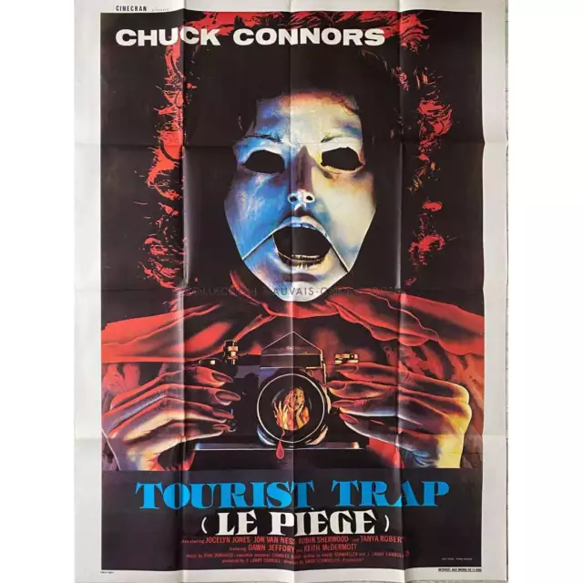 LE PIEGE - TOURIST TRAP Affiche de film  - 120x160 cm. - 1979 - Chuck Connors, D