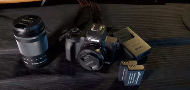Canon EOS M50 24,1 Mpix Appareil Photo Numérique Hybride Kit avec EF-M 18-150mm
