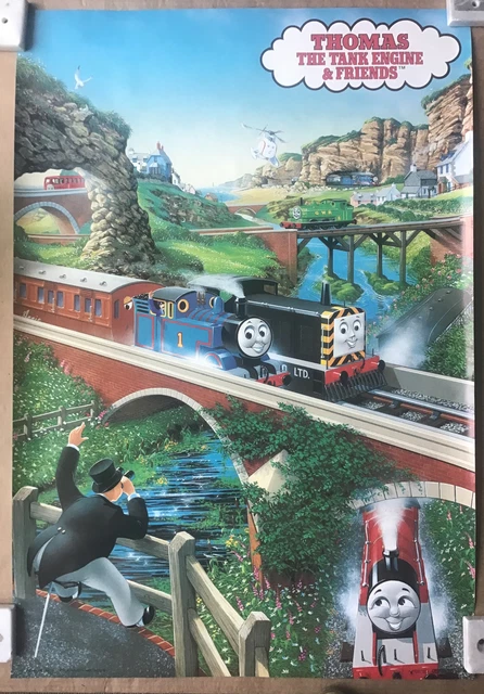 THOMAS THE TANK Engine & Friends Vintage Full Size Poster £58.16 ...