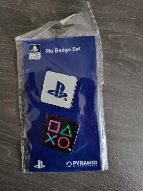 Playstation Emaille Pin Abzeichen Set offizielle Gaming Ware selten Sammlerstück