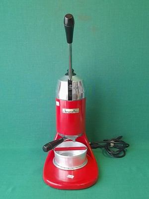 Machine à café expresso Brunella A. Bruni Lever Vintage Red Working.  Av10