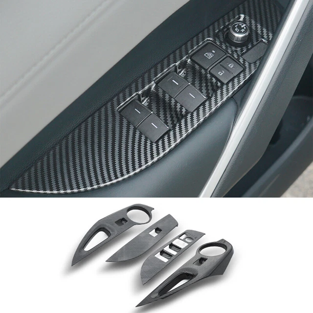 FOR TOYOTA GR Corolla 20232024 Carbon Fiber Window Lift Panel Switch