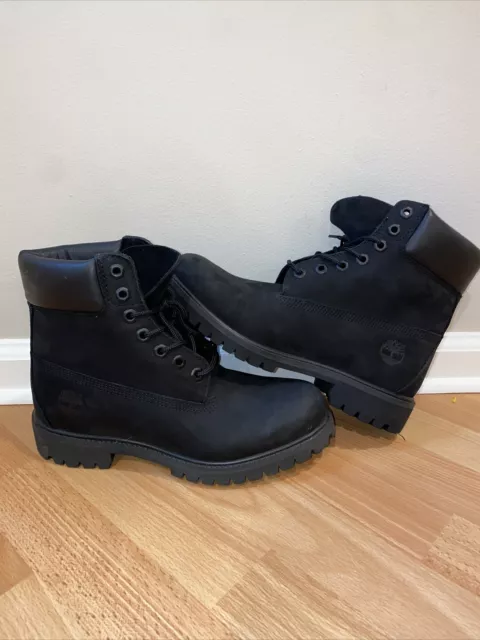 TIMBERLAND MEN'S 6 inch Premium Waterproof Boots - Black Size 7.5 Men’s ...