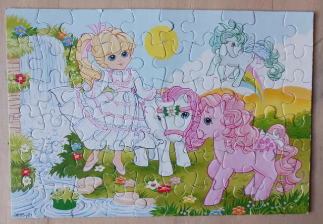 Puzzle Mon Petit Poney My Little Pony 1986 Hasbro Mb Puzzle