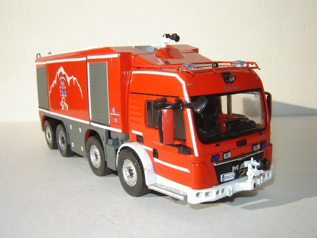 ELIGOR LBS MAN JANUS BIFRONT VEHICULE DE TUNNEL POMPIERS 1/43 EN BOITE J4
