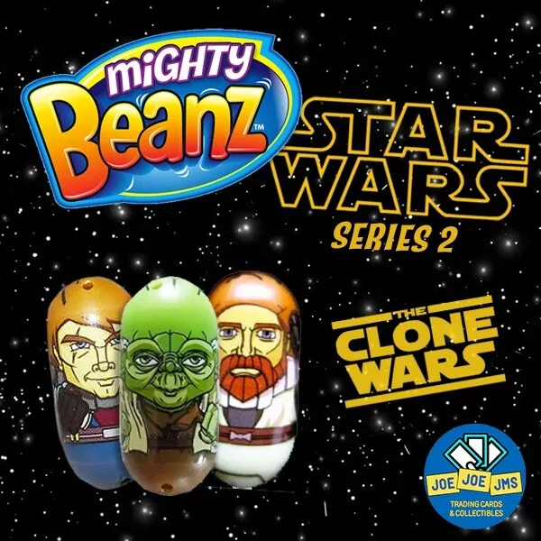 Moose STAR WARS Mighty Beanz 2010 Series TWO - Take your Pick CLONE WARS RESTOCK