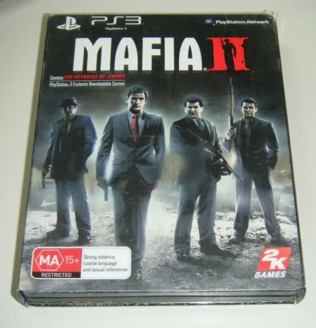 Sony Playstation 3 PS3 Game - Mafia II Collectors Edition / Tin & Book