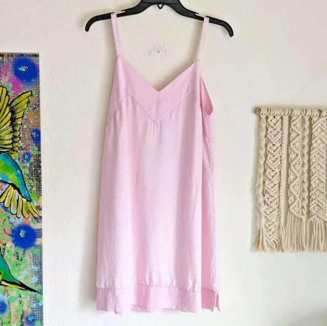 Vintage Malizia by La Perla Light Pink Silk Chemise Slip Dress